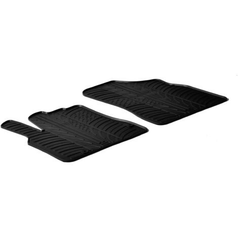 Set tappeti su misura in gomma - compatibile per  Citroen Berlingo Van (04/0805/18) -  Citroen Berlingo Multispace (04/0808/18) -  Peugeot Partner (04/0808/18) -  Peugeot Partner Tepee (05/0808/18)