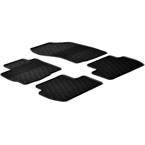 Set tappeti su misura in gomma - compatibile per  Citroen C-Crosser (06/0701/13) -  Mitsubishi Outlander (02/0702/10) -  Peugeot 4007 (07/0812/12)