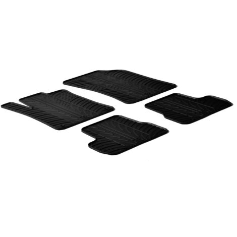 Set tappeti su misura in gomma - compatibile per Citroen C3 (11/0910/16)