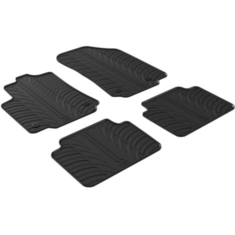 Set tappeti su misura in gomma - compatibile per Citroen C3 Aircross (10/1707/24)