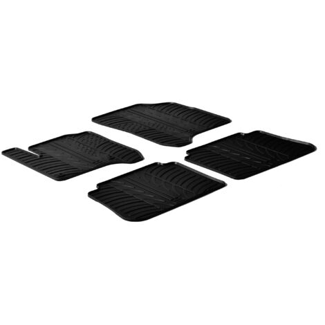 Set tappeti su misura in gomma - compatibile per Citroen C3 Picasso (01/0903/17)