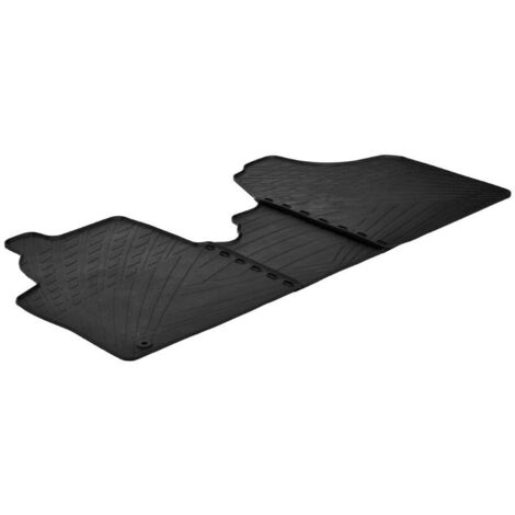 Set tappeti su misura in gomma - compatibile per  Citroen Jumpy (01/0703/16) -  Fiat Scudo (01/0704/16) -  Peugeot Expert (01/0703/16)