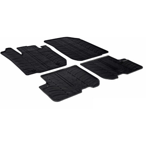 Set tappeti su misura in gomma - compatibile per Dacia Logan MCV 5p (10/1309/21) - Dacia Sandero (01/1301/21) - Dacia Sandero Stepway (01/1301/21)
