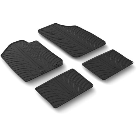 Set tappeti su misura in gomma - compatibile per  Dacia Spring 5p (04/2103/24)