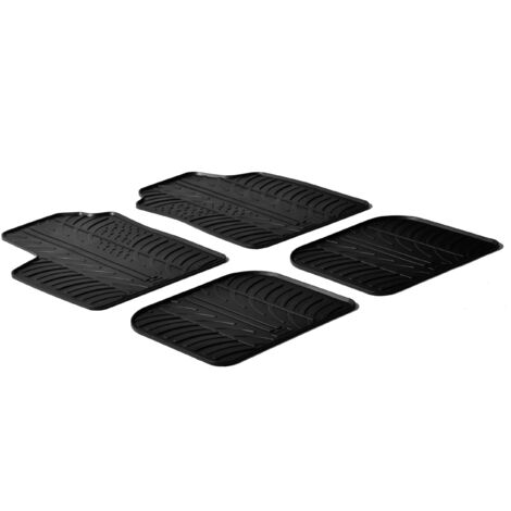 Set tappeti su misura in gomma - compatibile per Fiat Panda (09/0301/12) - Fiat Panda Classic (02/1212/12)