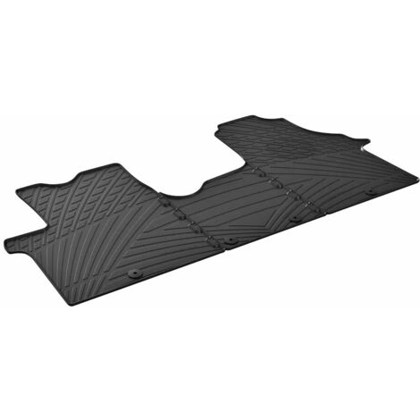 Set tappeti su misura in gomma - compatibile per  Fiat Talento (05/16) -  Nissan NV300 (07/16) -  Opel Vivaro (01/1402/19) -  Renault Trafic (06/14)