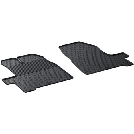 Set tappeti su misura in gomma - compatibile per  Ford Transit Custom (10/1212/17) dal 01/16