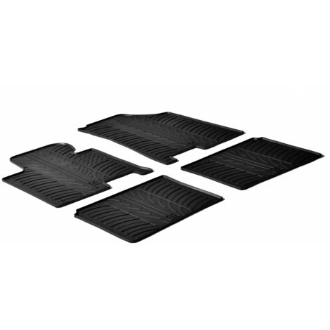 Set tappeti su misura in gomma - compatibile per  Hyundai i40 4p (04/1206/15) -  Hyundai i40 Wagon (07/1108/19)