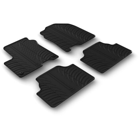 Set tappeti su misura in gomma - compatibile per Hyundai Kona (10/1706/23) elettrica