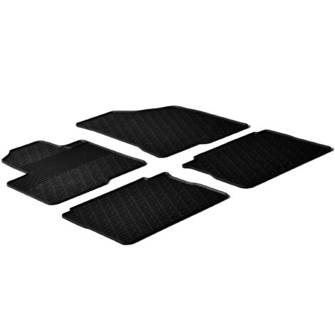 Set tappeti su misura in gomma - compatibile per  Hyundai Santa Fe (03/0609/12)