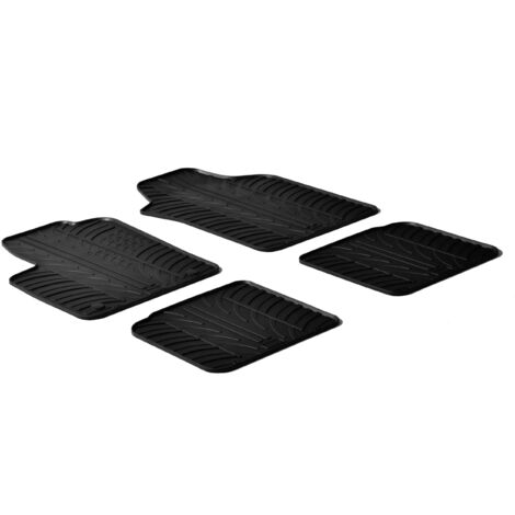 Set tappeti su misura in gomma - compatibile per Lancia Ypsilon 5p (06/1111/24)