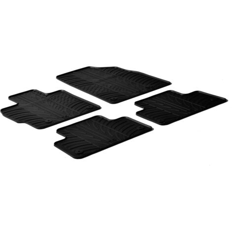 Set tappeti su misura in gomma - compatibile per  Mazda CX-5 (06/1708/25)