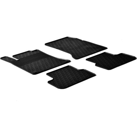 Set tappeti su misura in gomma - compatibile per Mercedes CLA 4p (02/1304/19) - Mercedes CLA Shooting Brake (03/1307/19) - Mercedes Classe A 5p (10/1205/18) - Mercedes Classe B (10/1101/19) - Mer