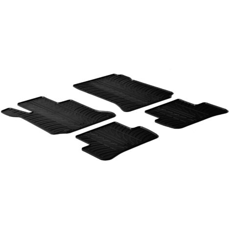 Set tappeti su misura in gomma - compatibile per Mercedes Classe C 4p (02/0702/14) - Mercedes Classe C Coupè (04/1111/15) - Mercedes Classe C sw (01/0808/14)