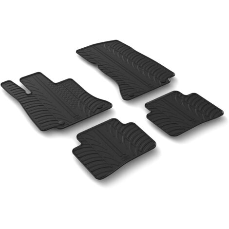 Set tappeti su misura in gomma - compatibile per Mercedes Classe C 4p (06/21)