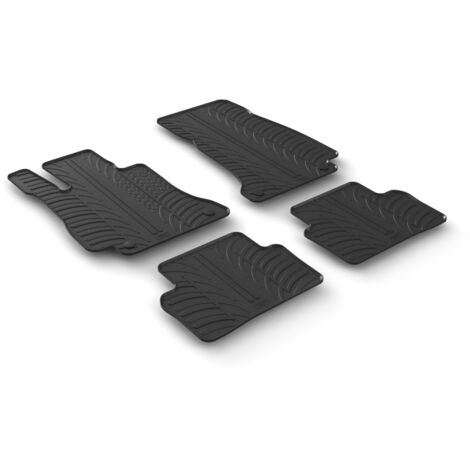Set tappeti su misura in gomma - compatibile per Mercedes Classe E 4p (07/1608/20) - Mercedes Classe E sw (12/1608/20) - Mercedes Classe E 4p (09/2010/23) - Mercedes Classe E sw (09/2010/23)