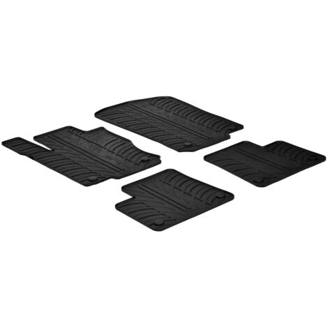 Set tappeti su misura in gomma - compatibile per Mercedes GLE 5p (07/1512/18) - Mercedes ML (10/1112/15)