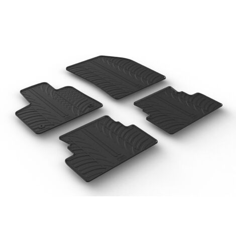 Set tappeti su misura in gomma - compatibile per Opel Grandland X (07/1706/21) - Opel Grandland (07/2110/24)