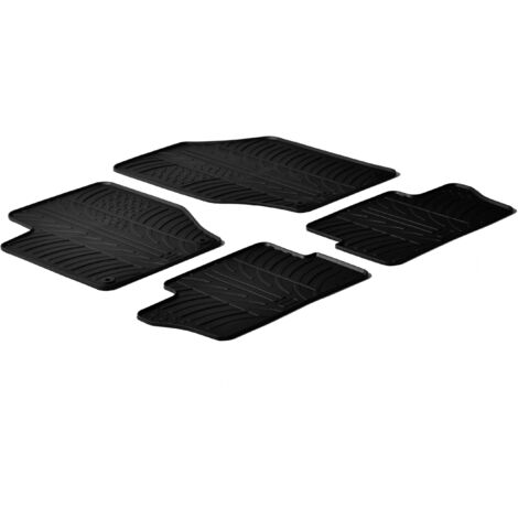 Set tappeti su misura in gomma - compatibile per  Peugeot 307 3p (06/0108/07) -  Peugeot 307 5p (06/0108/07) -  Peugeot 307 sw (05/0204/08) -  Peugeot 308 5p (09/0709/13) -  Peugeot 308 sw (05/0804/14