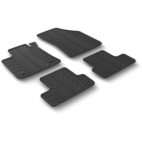 Set tappeti su misura in gomma - compatibile per Renault Megane IV Berlina (01/1607/20) - Renault Megane IV Sporter (10/1607/20) - Renault Megane IV Berlina (08/2012/23) - Renault Megane IV Sporte