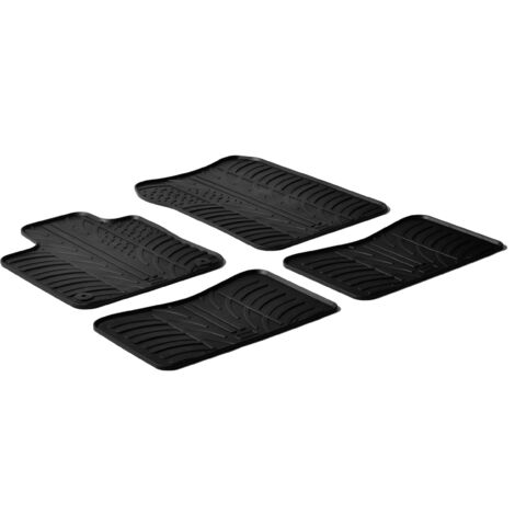 Set tappeti su misura in gomma - compatibile per  Renault Twingo (06/0708/14)