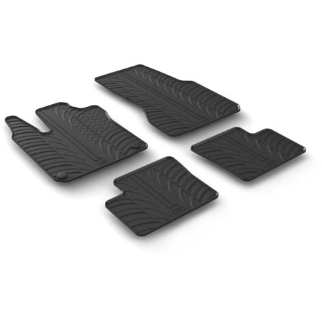 Set tappeti su misura in gomma - compatibile per  Smart Forfour (11/1407/22)