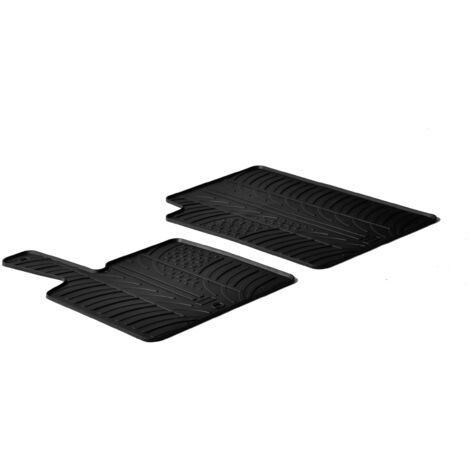 Set tappeti su misura in gomma - compatibile per Smart Fortwo (03/0010/14) - Smart Fortwo Cabrio (01/0711/15)
