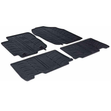 Set tappeti su misura in gomma - compatibile per Toyota Rav4 (03/1302/19) no 4x4, no automatico