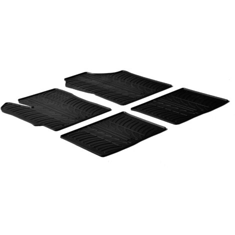 Set tappeti su misura in gomma - compatibile per Toyota Yaris 3p (10/1112/17) no ibrida - Toyota Yaris 5p (10/1108/20) no ibrida