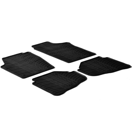 Set tappeti su misura in gomma - compatibile per  Volkswagen Fox 3p (05/0512/10)