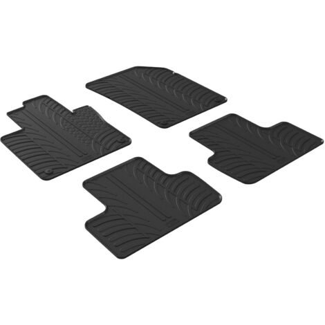 Set tappeti su misura in gomma - compatibile per  Volvo XC60 (05/17)