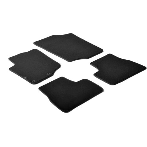Set tappeti su misura in moquette - compatibile per Peugeot 207 3p (05/0611/12) - Peugeot 207 5p (05/0611/12) - Peugeot 207 Plus 3p (02/1308/14) - Peugeot 207 Plus 5p (02/1308/14) - Peugeot 207 s