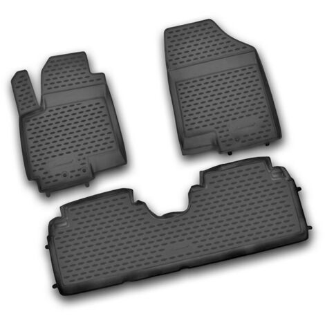 Set tappeti su misura in TPE - compatibile per  Kia Venga (02/1011/19) no ponte