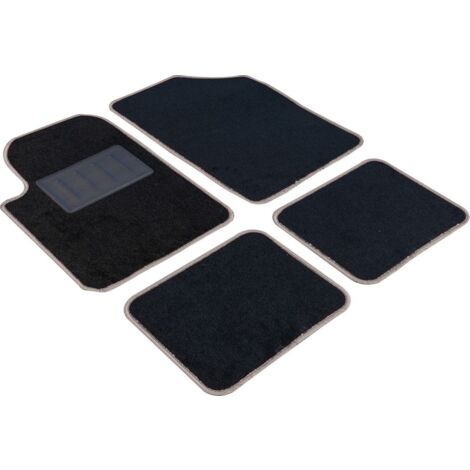 Set tappetini auto essential bordo grigio.