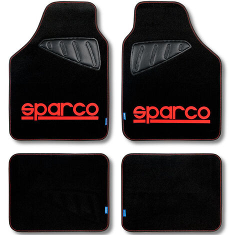 Set tappetini auto Sparco - Tessuto - Rosso
