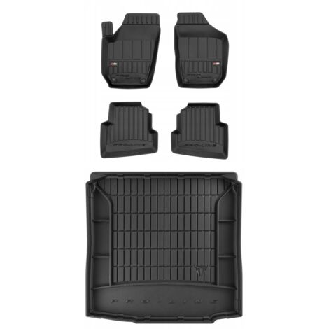 SET tappetini in gomma 3D Skoda Fabia 2 Kombi 2006-2014