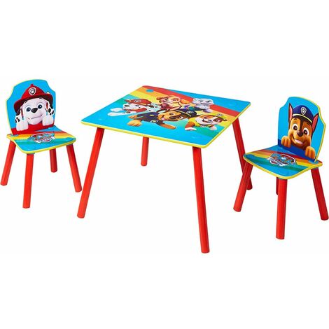 Set tavolino con 2 sedie Paw Patrol La Squadra dei cuccioli