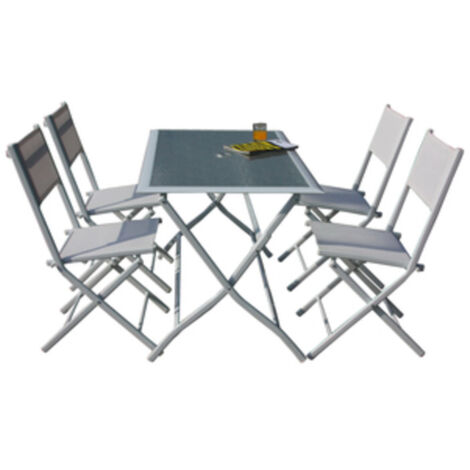 SET TAVOLO + 4 SEDIE PIEGHEVOLE ASTRO HFS-268  1 PZ