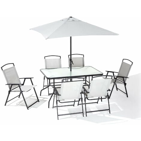 RUANLOV Set di 6 sedie,Tavolo da pranzo con 6 sedie Set da pranzo, Set  tavolo semplice e moderno per sala da pranzo Soggiorno Cucina, Robusto set  di