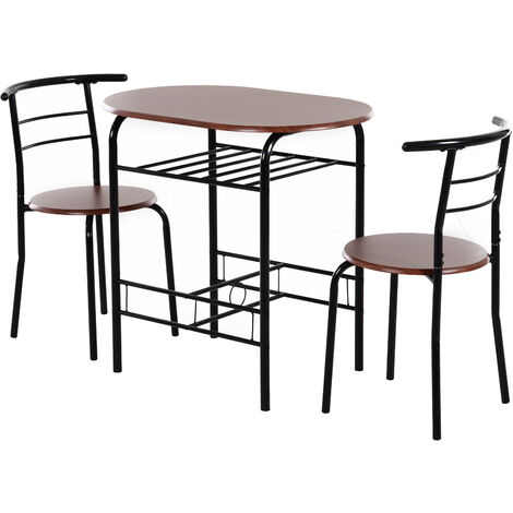 Set Tavolo 80x50x76 cm e 2 Sedie  Rustic