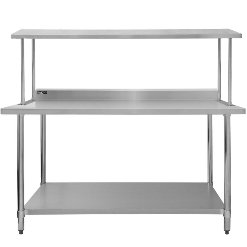 Monster Shop - Prep Table With Single Over-Shelf Commercial Heavy Duty Work