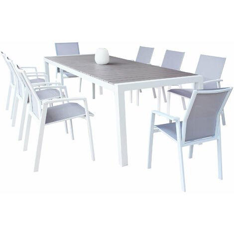 Tavolo alluminio bianco