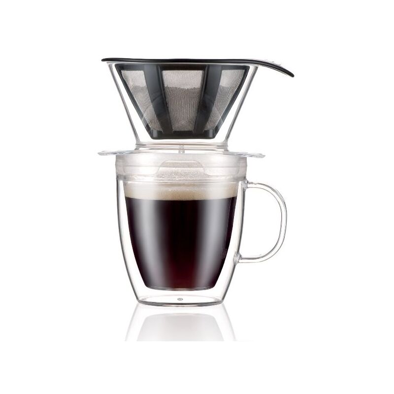 Set Taza 35 Cl Doble Pared + Filtro Caf Para Over Bodum K11872-10Sa