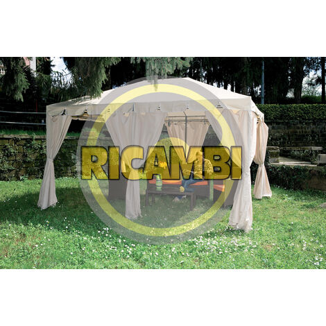 GAZEBO 3X3MT MEDUSA SET 2 TELI LATERALI 0102057N