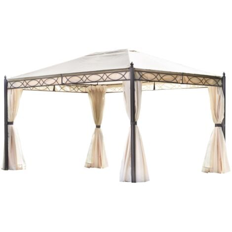 MOIA SPA Set tende laterali MOIA di ricambio gazebo rettangolare 3 x 4 m