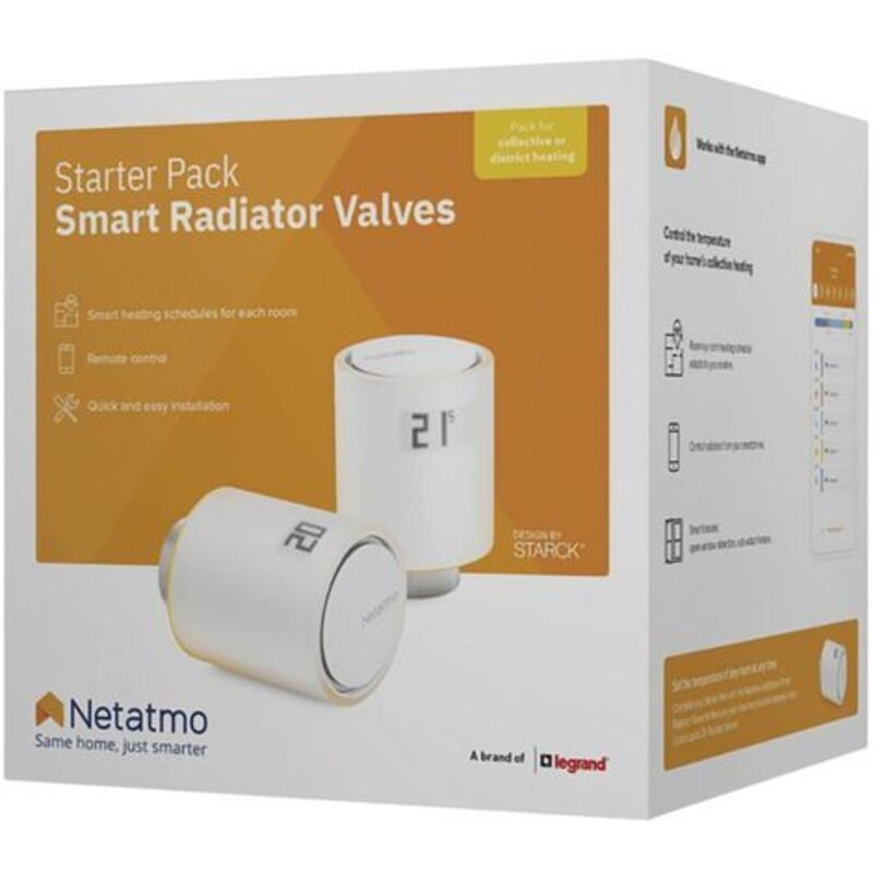 Netatmo NVP01-DE vanne de radiateur thermostatique Adapté à une utilisation à l'intérieur