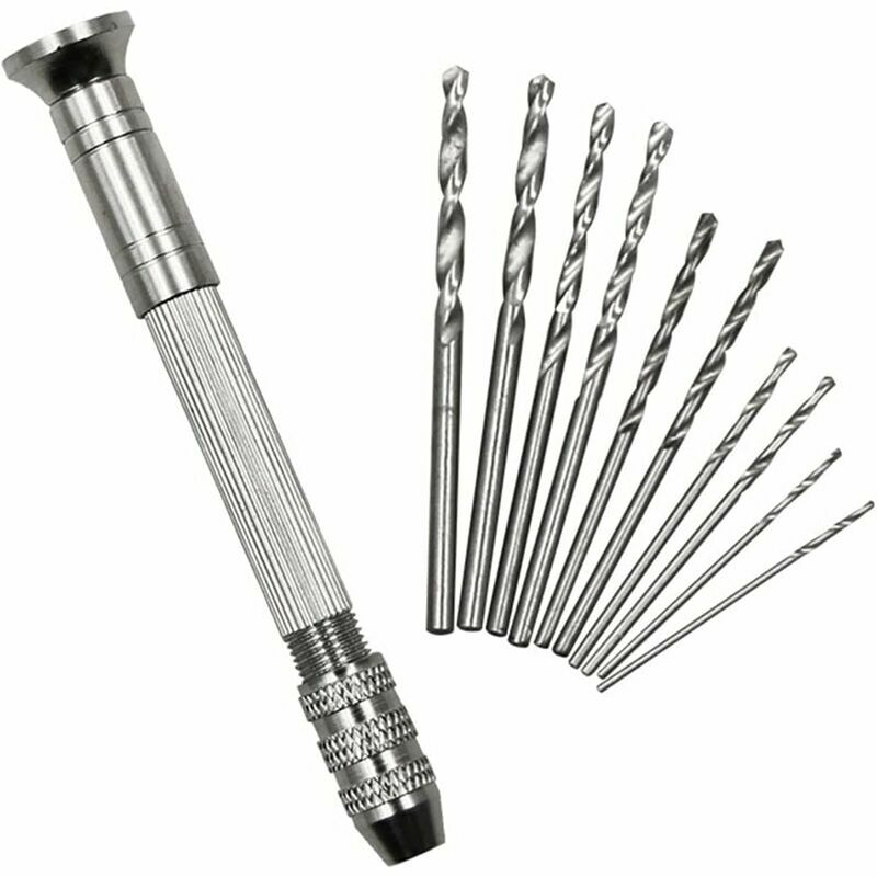 Set trapano a mano, mini trapano con punta di