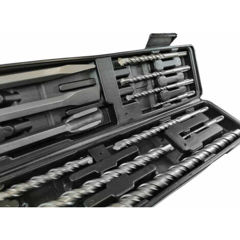 SET TRAPANO E SCALPELLO SDS PLUS IN VALIGETTA 12 pz.