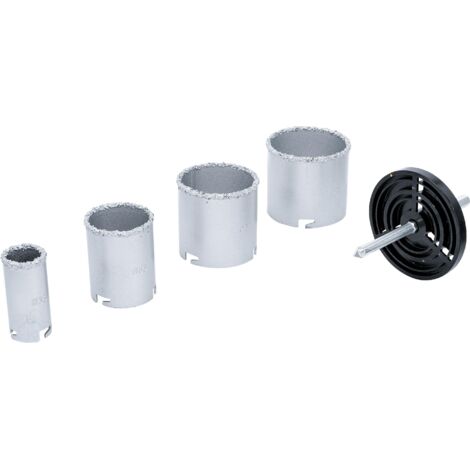 Set trapano per mattonelle  33 - 73 mm  6 pz.