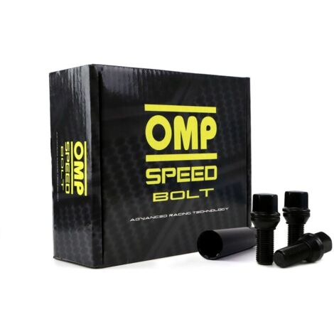 Set Tuercas OMP 33 mm Negro M12 x 1,50
